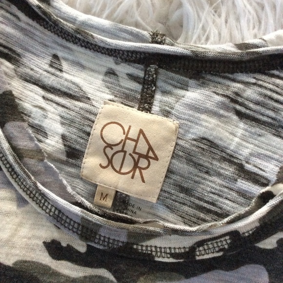 NWOT Chaser Raw Edge Camo Muscle Tee - Picture 6 of 7